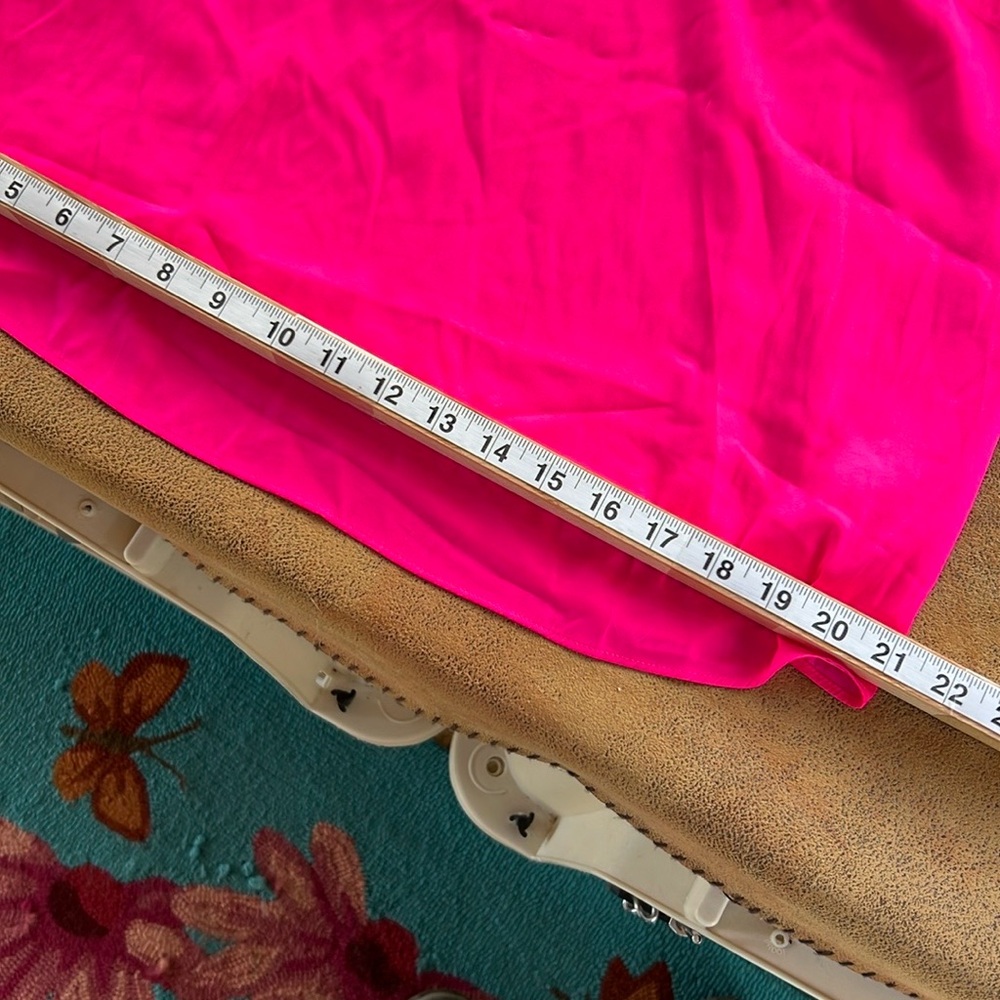 NWT Lilly Pulitzer Pink Palms Women's dressy blouse tank Top. Size 8 - Picture 9 of 10